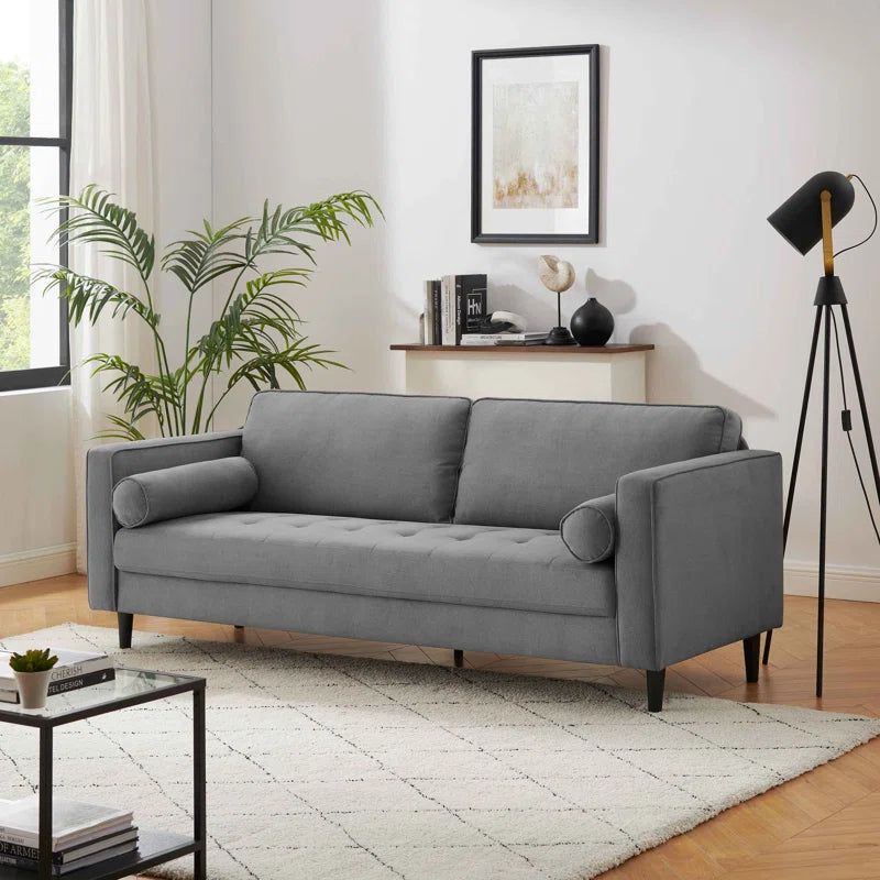 Jeses Minimore Modern Style Zakari 81.5" Mid-Century Modern Design Sofa