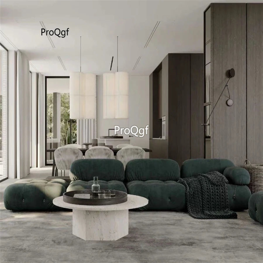 Prodgf 1 Set Ins Nordic Style Living Room Clear Design Sofa